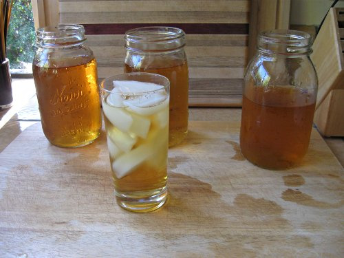 homemade cold brewed iced coffee