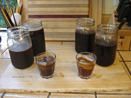 homemade cold brew iced coffee